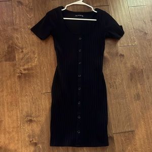 Abercrombie & Fitch scoop neck, faux button front dress. XS